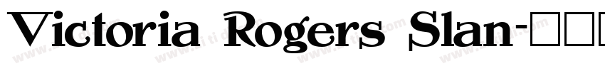 Victoria Rogers Slan字体转换